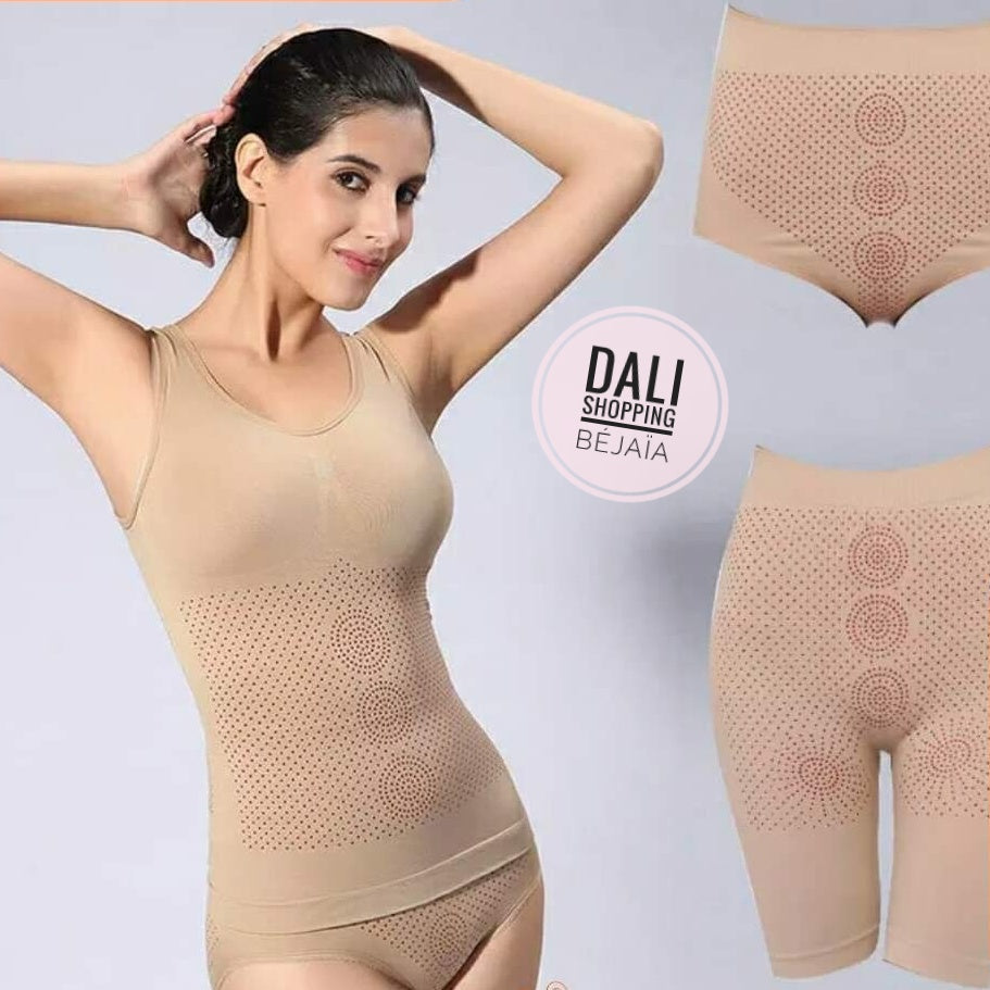 Gaine amincissante sans couture, infrarouge, pour femmes- 3 Pièces -SIBOTE